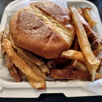 Buffalo oyster mushroom sandwich #Veganuary at Planet Health Compton in Compton