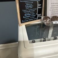 Vegan flavors  at LiftOff Creamery in Indianapolis