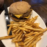 Double cheeseburger  at Native Foods in Boulder