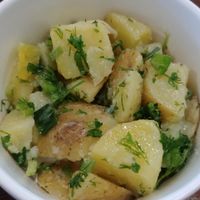 Side of Potato Salad: Pretty Good, I prefer it over the Mac n cheese or fries at Native Foods in Boulder