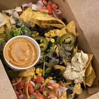 Vegan nachos  at Native Foods in Boulder
