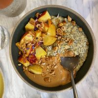 Build Up porridge  at Holy Llama - Sintagma in Athens