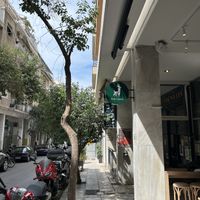 Outside  at Holy Llama - Sintagma in Athens