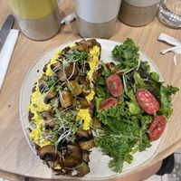 Scramble on toast!  at Holy Llama - Sintagma in Athens