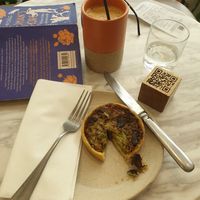 My breakfast spread at Holy Llama - Sintagma in Athens