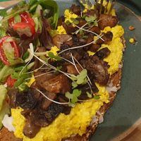 Tofu Scramble at Holy Llama - Sintagma in Athens