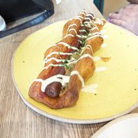 Tofu dog at Holy Llama - Sintagma in Athens