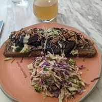 Mushroom Steak Sandwich at Holy Llama - Sintagma in Athens