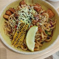 Udon noodles at Holy Llama - Sintagma in Athens