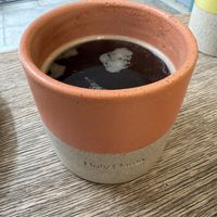 Plain black coffee   at Holy Llama - Sintagma in Athens
