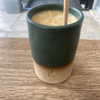 Fredo cappuccino made with oat milk  at Holy Llama - Sintagma in Athens