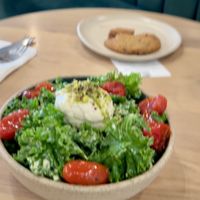 Salad and cookie   at Holy Llama - Sintagma in Athens