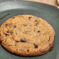 Sugar free choc chip cookie at Holy Llama - Sintagma in Athens