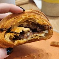 'crookie' (croissant crossed with a cookie) at Holy Llama - Sintagma in Athens