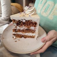 Carrot cake at Holy Llama - Sintagma in Athens