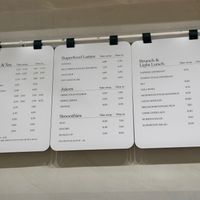 Menu at Holy Llama - Sintagma in Athens