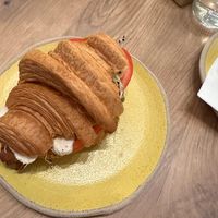 Caprese Croissant at Holy Llama - Sintagma in Athens