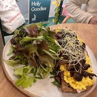 Tofu scramble at Holy Llama - Sintagma in Athens