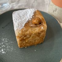 Praline cruffin  at Holy Llama - Sintagma in Athens