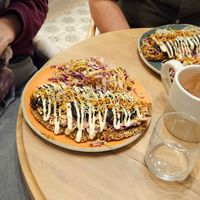 Mushroom steak at Holy Llama - Sintagma in Athens