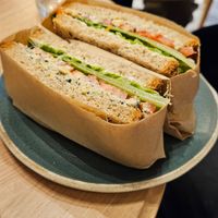 Tuna sandwich at Holy Llama - Sintagma in Athens