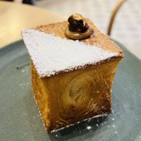 Amazing thing with hazelnut filling   at Holy Llama - Sintagma in Athens