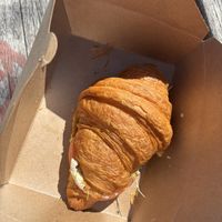 GREAT CROISSANT just not the filling  at Holy Llama - Sintagma in Athens