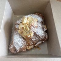 I mean…look at it!!! 😋 Almond croissant   at Holy Llama - Sintagma in Athens