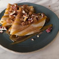 Butterscotch Crepes at Holy Llama - Sintagma in Athens