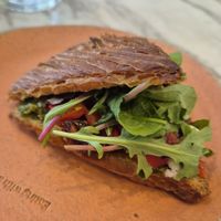 Mediterranean croissant at Holy Llama - Sintagma in Athens