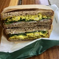 “Egg” salad sandwich   at Holy Llama - Sintagma in Athens