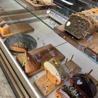 Selection of pastries   at Holy Llama - Sintagma in Athens