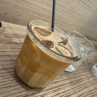 Iced lattee  at Holy Llama - Sintagma in Athens