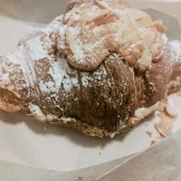 Almond filled croissant at Holy Llama - Sintagma in Athens
