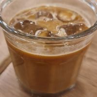 Iced latte at Holy Llama - Sintagma in Athens