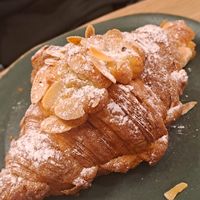 Almond croissant at Holy Llama - Sintagma in Athens