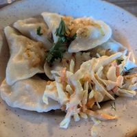 Pierogi 🥟 at Vegan House in Nagodzice