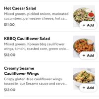 Popular menu items   at Malibu Wings in Denver