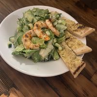 Caesar salad with shrimp  at Roots in Riverside