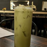 Matcha Colada, very excellent   at Roots in Riverside