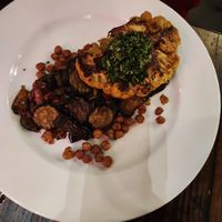 Cauliflower steak at Roots in Riverside