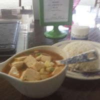 Arroz con Picante Ma-po Tofu at Jardin Verde in Santo Domingo