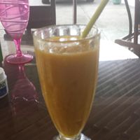 Frozen Mango (Looked fancier when it first arrived - forgot to take the photo). at Jardin Verde in Santo Domingo
