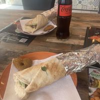 Cute little heart shaped falafel😄 at Mr. Veganus in Ludwigshafen