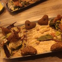 Falafel Teller at Mr. Veganus in Ludwigshafen