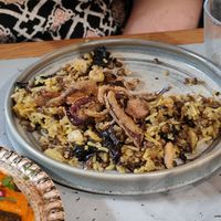 Rice and lentils at Maray in Manchester
