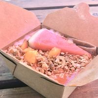 Agritopia Peach Breakfast Crepe 🍑  at The Uprooted Kitchen in Gilbert