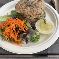 White bean burgerrs  at The Uprooted Kitchen in Gilbert