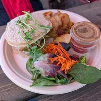 Tempeh Breakfast Sandwich at The Uprooted Kitchen in Gilbert