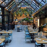 Inside at Elaine's Greenhouse in Frankfurt